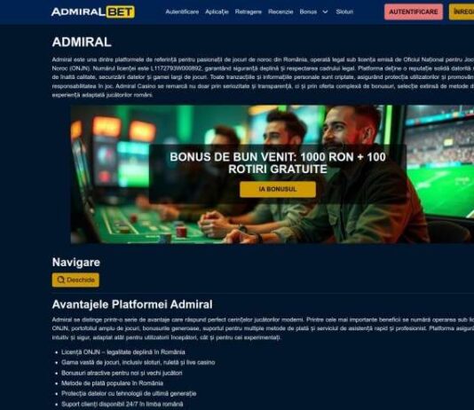 Autentificare Admiral Casino: Securitate Și Managementul Contului